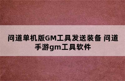 问道单机版GM工具发送装备 问道手游gm工具软件